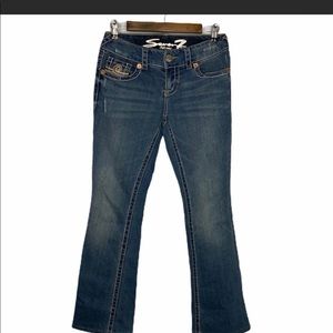 Seven7 Boot Cut Denim Jeans Size: 29